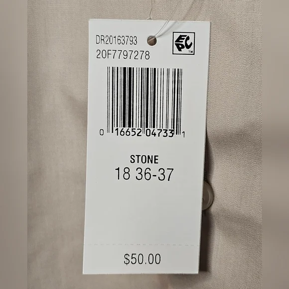 Van Heusen Stone Button-Up Shirt - Picture 3 of 6